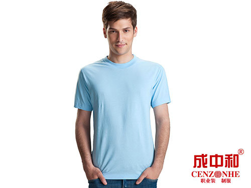 夏季圓領(lǐng)純色短袖T恤 夏季圓領(lǐng)純色短袖T恤
